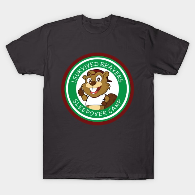 Beaver or Scouter Sleepover Survivor T-Shirt by EmilyBickell